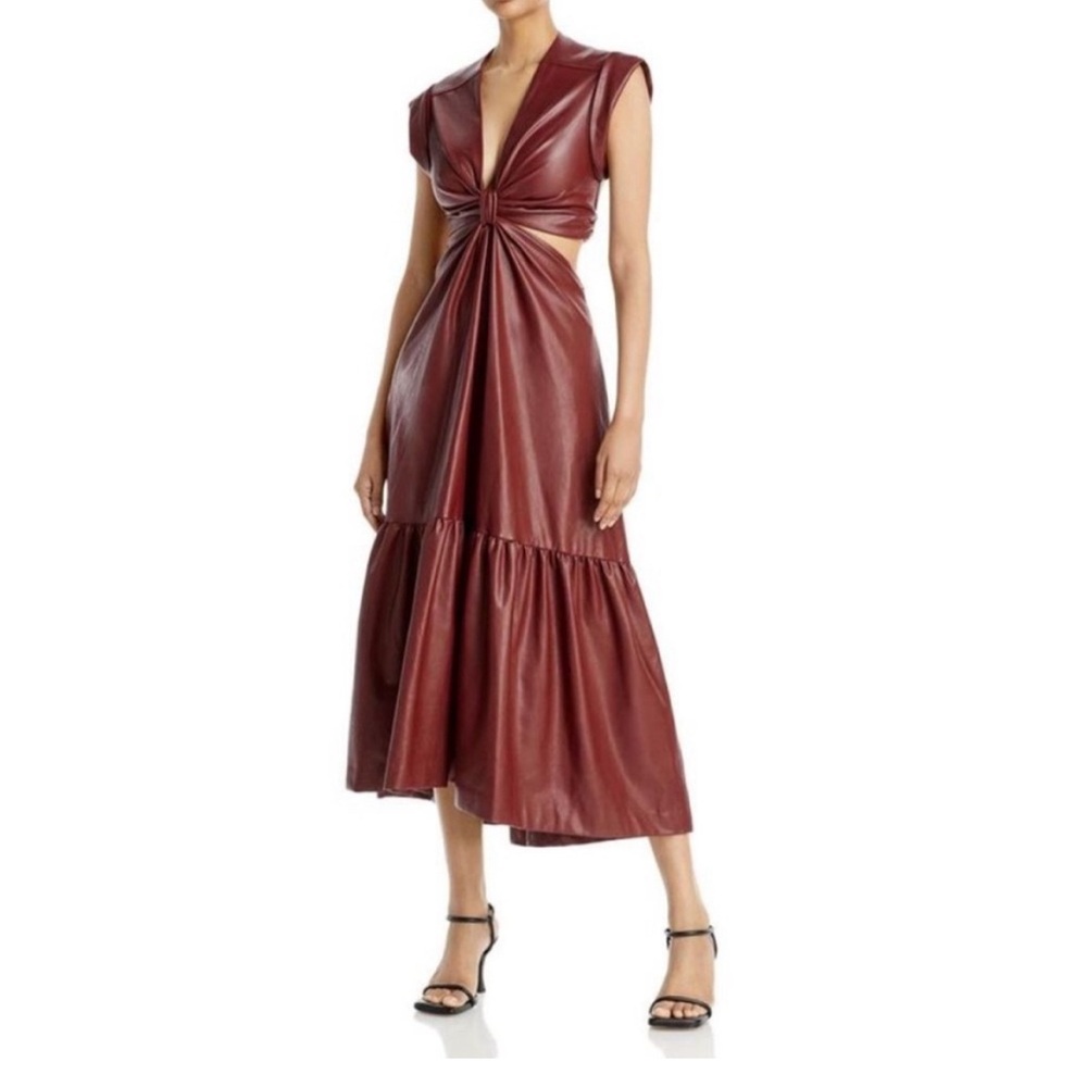 NWT ALC Alexandra faux leather dress size 0